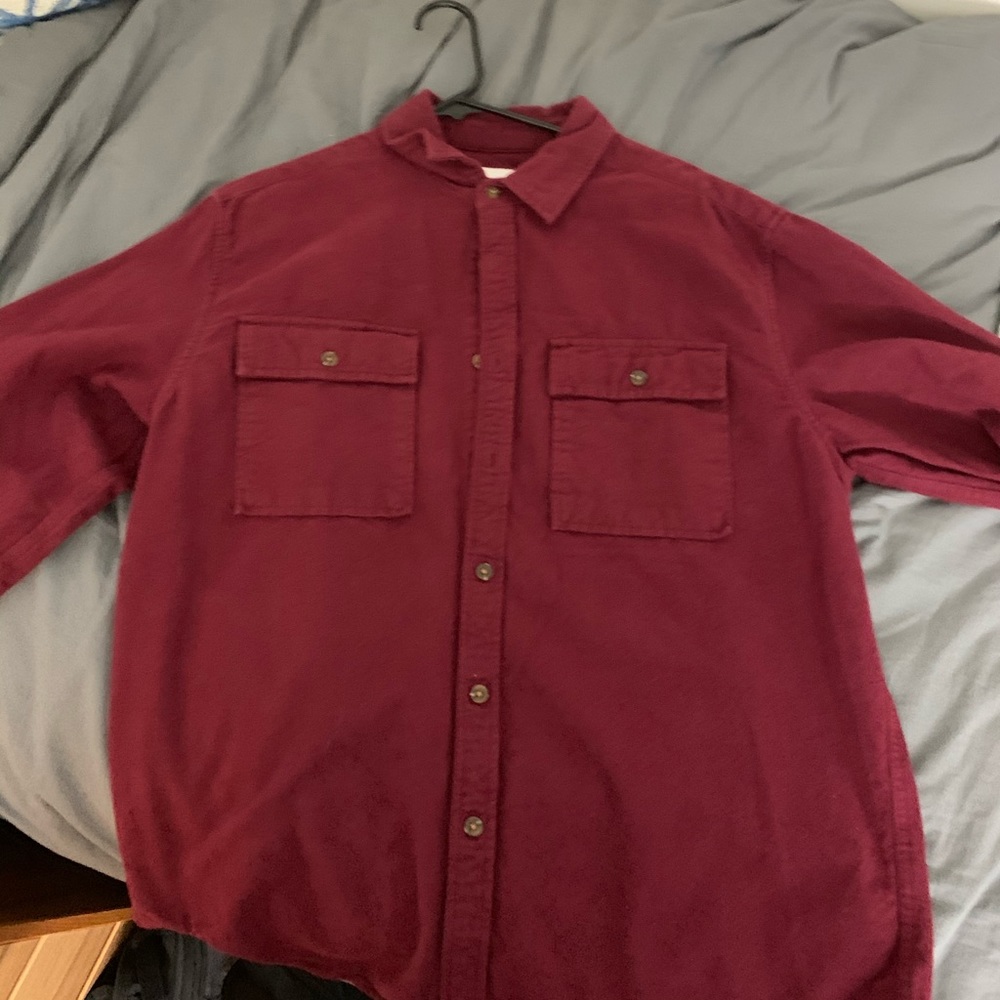 Goodfellow red shirt